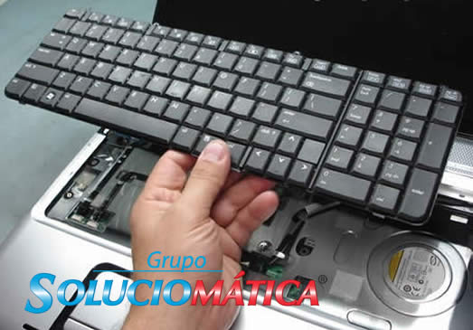 trocar teclado de notebook