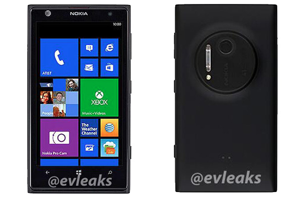 Novo Lumia 1020: traseira revela uma câmera proeminente (Foto: Reprodução/@EvLeaks)