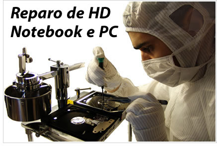 reparo hd de notebook