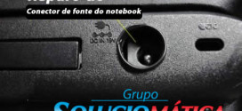 reparo do conector de fonte de notebook