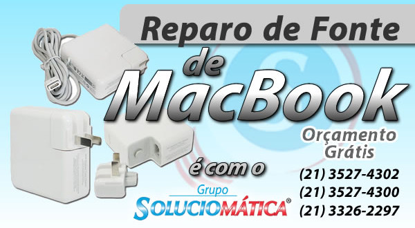 reparo de fonte de macbook