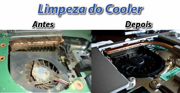 limpeza do cooler notebook