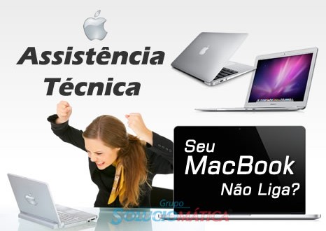 Assistência Técnica MacBook - MacBook não Liga