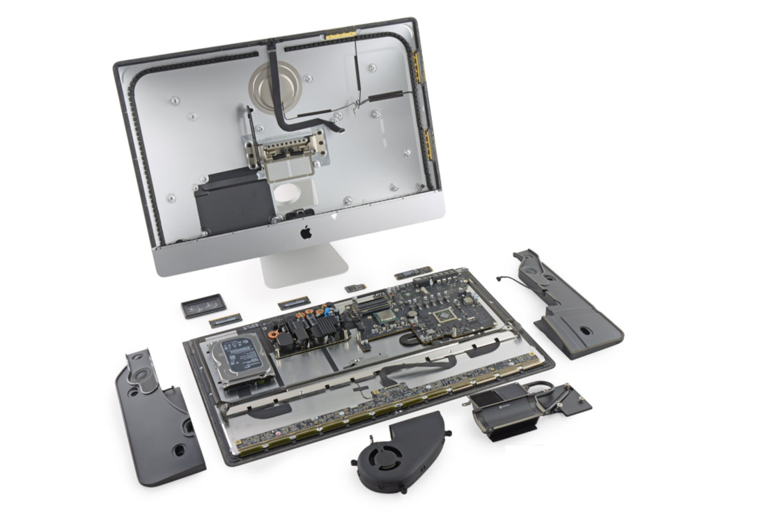 Reparo e manutenção de iMac